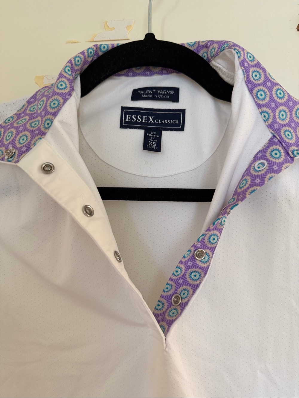 Essex Classics Women’s White Show Shirt XS